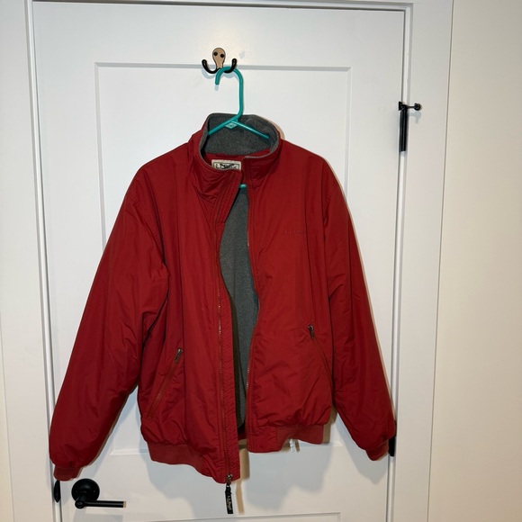 LL Bean Warm Up Fleece Lined Jacket. - Picture 3 of 7